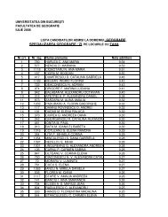 geografie ZI taxa - Facultatea de Geografie