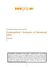 Letërnjoftimi i Komunës së Skenderajt 2013 - Instituti GAP