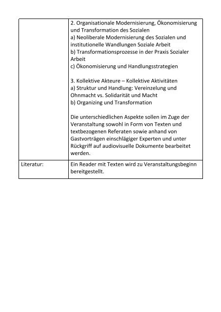 Studiengang Master Soziale Arbeit (M.A.)