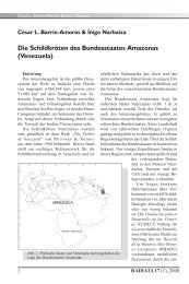 Die Schildkröten des Bundesstaates Amazonas (Venezuela)