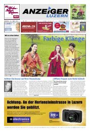Anzeiger Luzern, Ausgabe 15, 17. April 2013