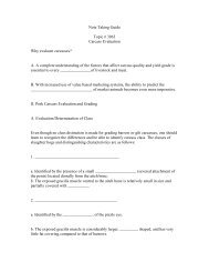 Carcass Evaluation - Agriscience.msu.edu