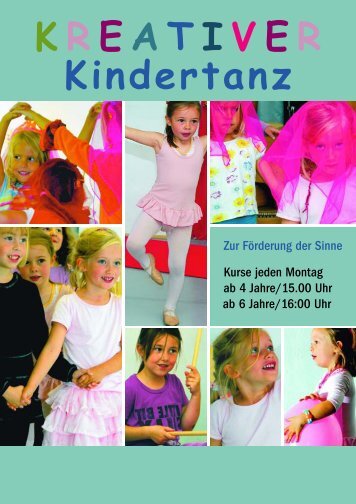 K R E A T I V E R Kindertanz - Ballett Atelier Boos