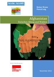 Broschüre: Afghanistan zwischen Abzug und Wahlen - NatWiss