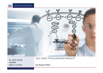 Vortrag von Dr. Ulrich Schriek (Qiagen N. V.) - BIO Deutschland