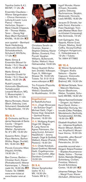 Programm April 2013 - Vienna