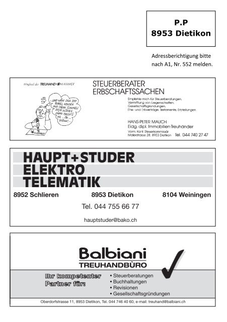 weiter zum PDF - KTV Dietikon und des SVKT Dietikon