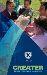 Download this brochure - Xavier University