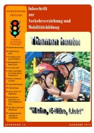 Ausgabe 2013 - Verkehrserziehung und Mobilitätsbildung in NRW