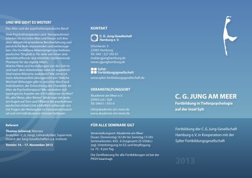 C. G. JUNG AM MEER