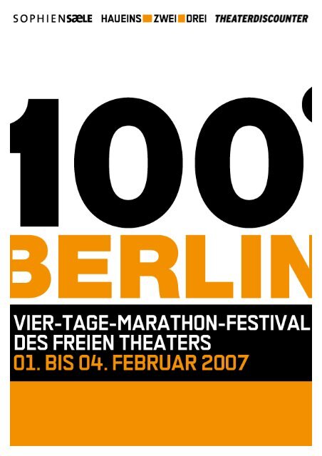 Programm 100° Berlin 2007.pdf - hebbel am ufer