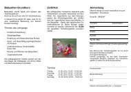 Babysitterkurs kath. FZ St. Maria Königinl - Bildung vor Ort ...