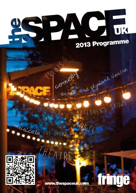 View our 2013 Programme - The Space UK