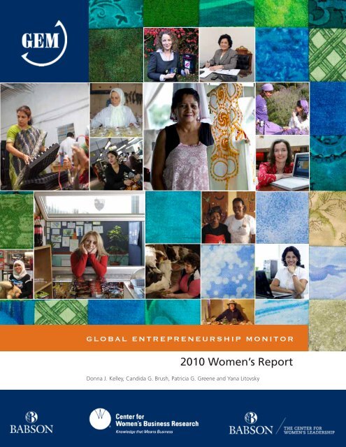 2010 Women's Report - Global Entrepreneurship Monitor