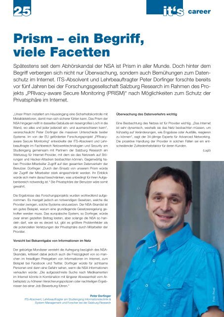 it's Magazin 4 zum Download (pdf, 3639 KB) - Fachhochschule ...