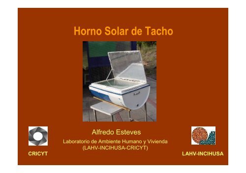 Horno solar tacho - Taller Ecologista
