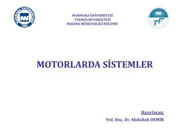 motorlarda sistemler_elektrik_şarj_marş - Abdullah Demir