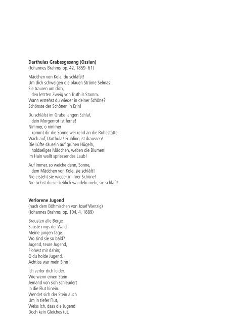 Liedtexte "der Töne Licht" - Divertimento vocale Freiburg