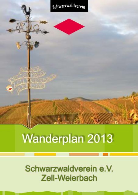 Wanderplan 2013 - SWV Zell-Weierbach