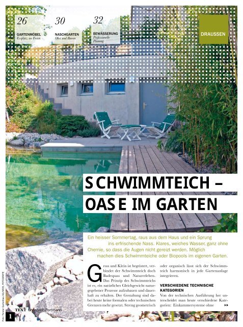 SCHWIMMTEICH OASE IM GARTEN Forster Gärtner von Eden