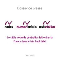 Une nouvelle offre : l'Internet 100 Méga - Numericable