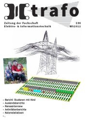 Trafo 136 - Fachschaft Elektrotechnik und Informationstechnik - TUM