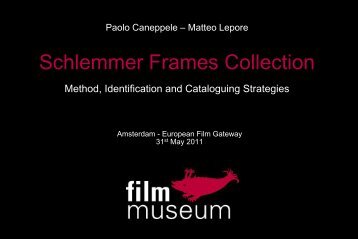 Paolo Caneppele – Matteo Lepore Schlemmer's ... - efgproject.eu