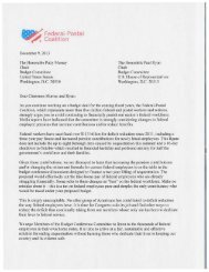 Dec. 9 letter to Sen. Murray and Rep. Ryan [PDF] - APWU