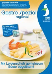 Gastro Spezial Regional - April 2013 - Recker-feinkost.de