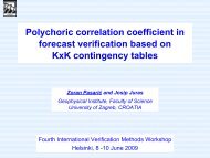 Zoran Pasaric: Polychoric correlation coefficient in forecast ... - FMI