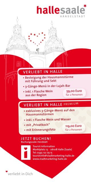 SIE HATTEN RESERVIERT? - Stadtmarketing Halle