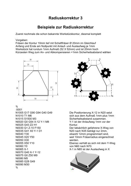 Radiuskorrektur 3 PDF - CNC-Technik