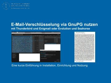 E-Mail-Verschlüsselung via GnuPG nutzen - sandig-fg.de
