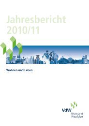 Jahresbericht 2010/2011 - VdW Rheinland Westfalen