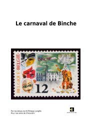 Le carnaval de Binche