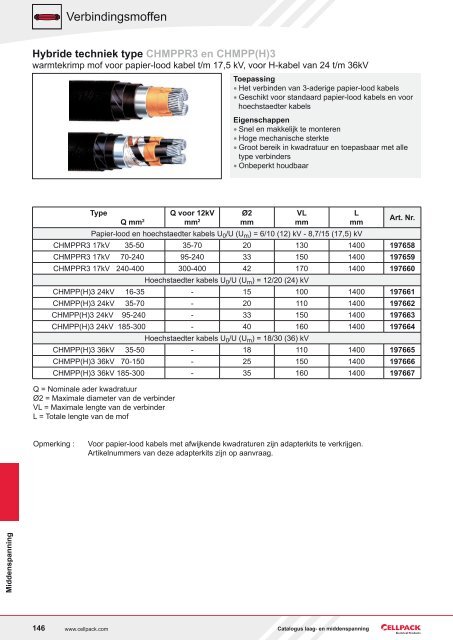 Middenspanning - Cellpack Electrical Products