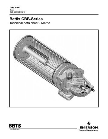 Bettis CBB-Series - Emerson Process Management
