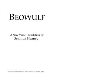 BEOWULF - Julio Jeha