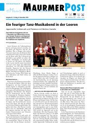 Ausgabe 46 vom 8. November 2013 [PDF, 3.06 MB] - Maurmer Post