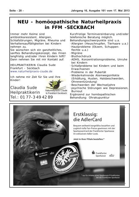 Aktuelle Ausgabe - FG Seckbach 02