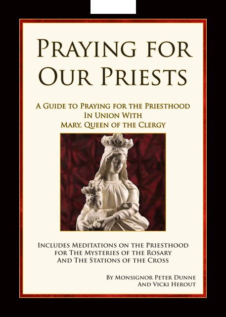 Praying for Our Priests - Pray for priests and vocations