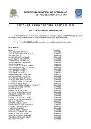 Edital de deferimento e indeferimento - Fundação de Apoio à Fafipa