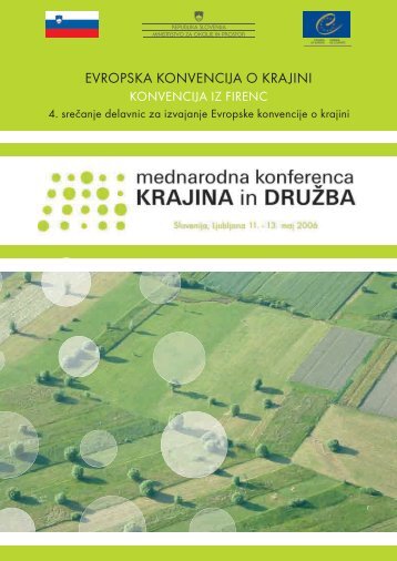 evropska konvencija o krajini - Ministrstvo za infrastrukturo in prostor