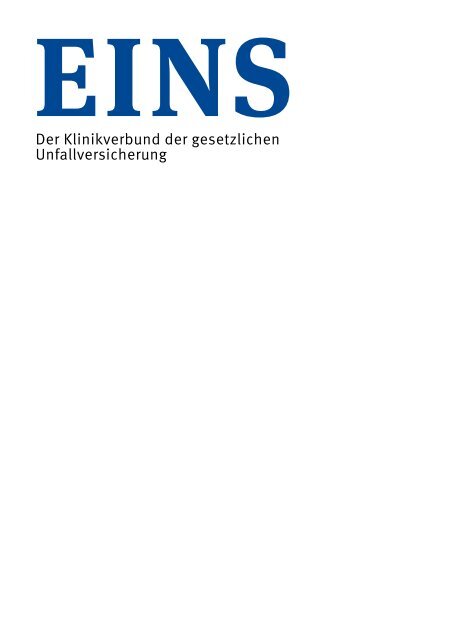 KUV-Magazin EINS (pdf 3 MB) - Klinikverbund der gesetzlichen ...
