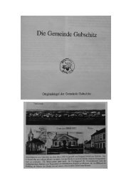 Ortsbeschreibung der Gemeinde Gubschitz - Europas-mitte.de