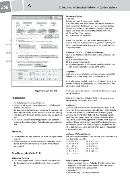 Zufall und Wahrscheinlichkeit / Geometrie - f.sbzo.de