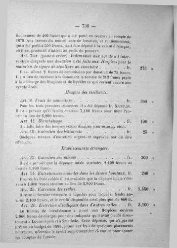 Année 1888 - Tome I - Partie 11 - Ville de Bruxelles