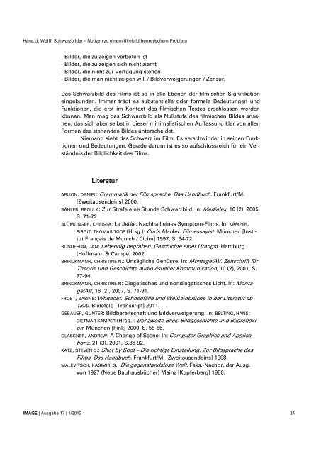 IMAGE 17 - Gesellschaft für interdisziplinäre Bildwissenschaft