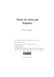 Physik 10. Klasse g8 Aufgaben - Richard Reindl