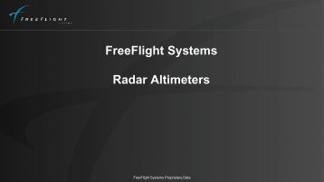 FreeFlight Systems Radar Altimeters - FreeFlight Systems Home